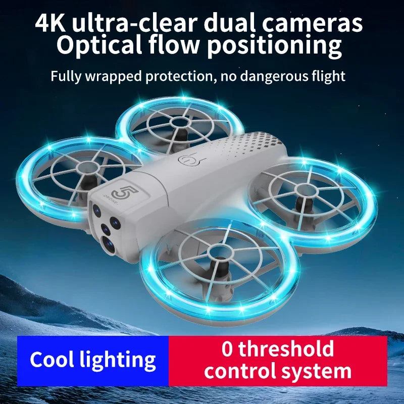 Mini Drones Children Toys 2.4G Rc Quadcopters with Camera Racing Drone Remote Control Aircraft LED Lights Rc Drone Toys for Boys