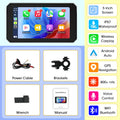 Jansite Dual Bluetooth Motorcycle Carplay Screen Navigation GPS Display IP67 Waterproof Support Helmet Intercom Moto Accessories