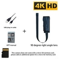 Newly improved 4K HD mini WiFi camera, supporting remote viewing, motion detection, DIY home nanny style camera