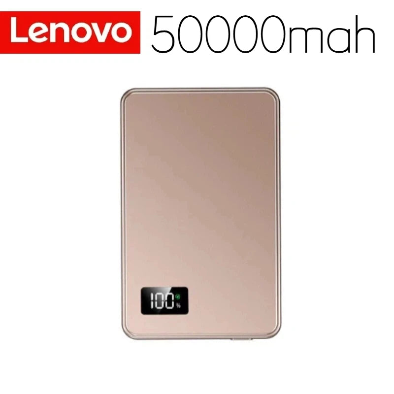 Lenovo 50000mAh Magnetic Power Bank PD 22.5W Fast Charging Portable Wireless External Battery for Magsafe for iPhone Samsung