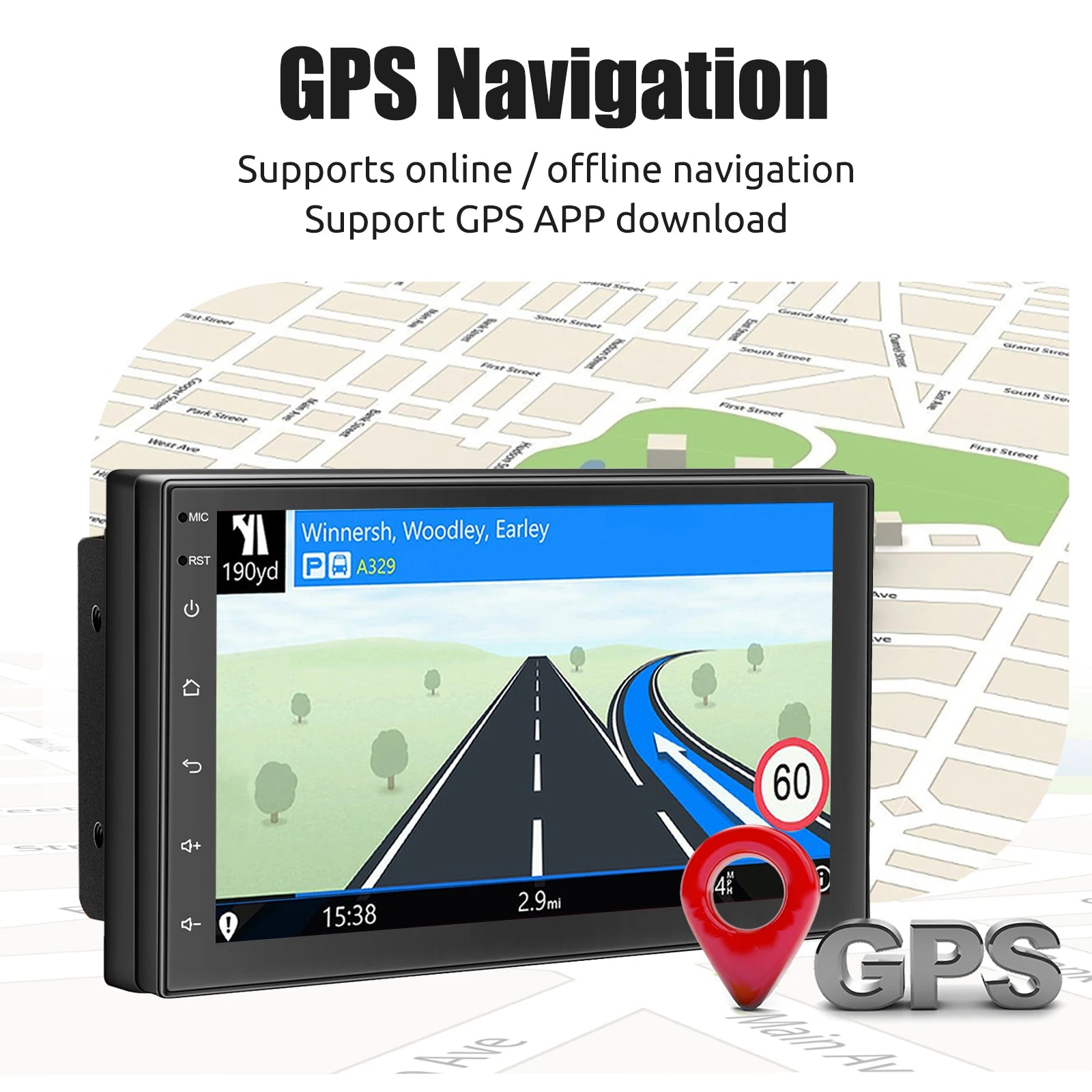 ESSGOO 2 Din Car Radio Carplay Android Auto 7 9 10 Inch 4G 64G Universal Multimedia Player DSP FM RDS AHD GPS WIFI Autoradio