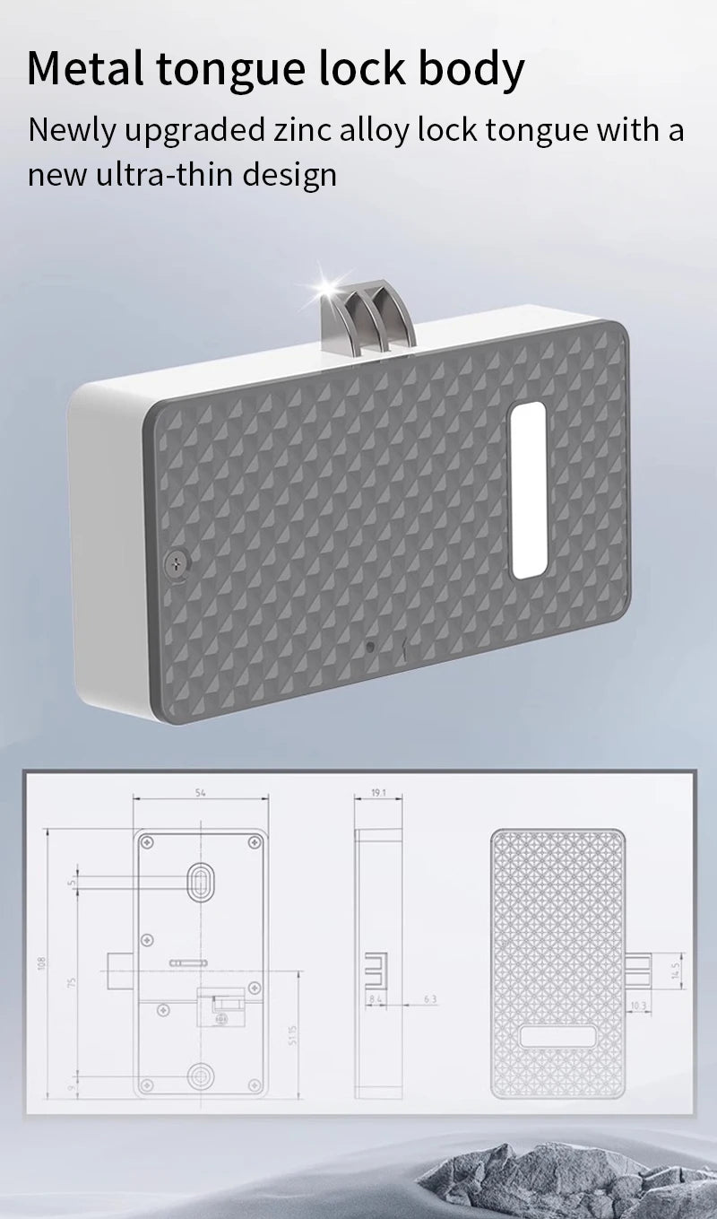 Tuya Cabinet Lock Invisible Electronic RFID Hidden Door lock Keyless Inivisble RFID Locker Castle Furniture Cabinet,Drawer Lock