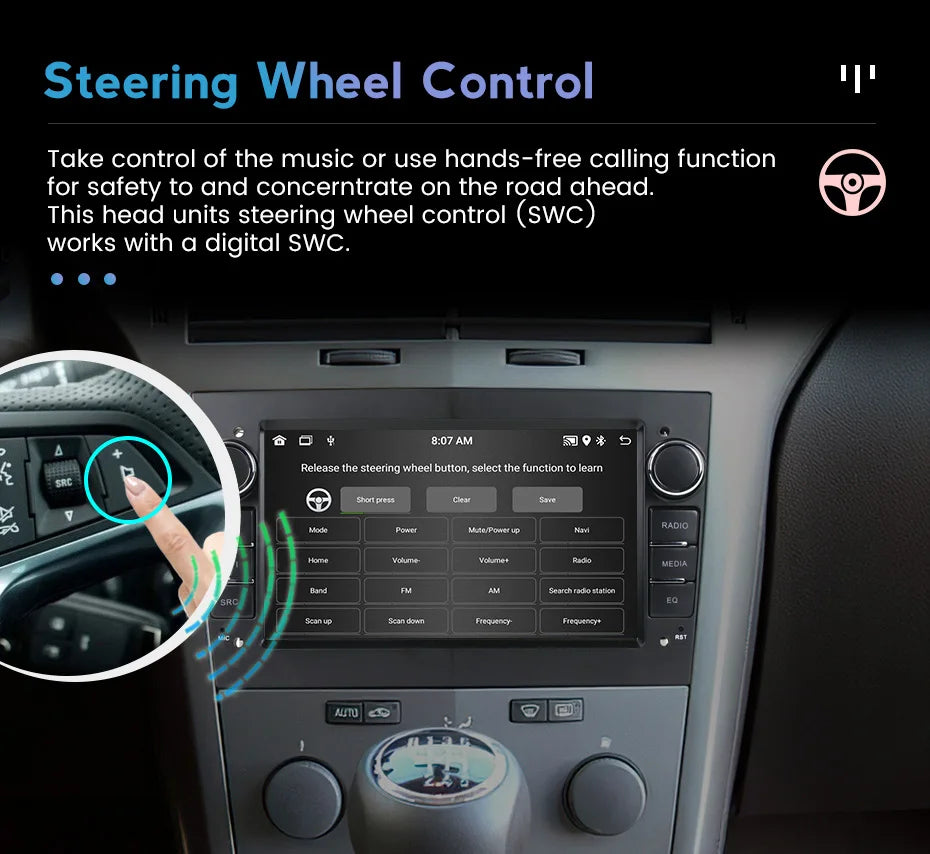 Android 15 64G Car Radio For Opel Astra H J 2004 Vectra Vauxhall Antara Zafira Corsa C D Vivaro Meriva Veda GPS autoradio Stereo