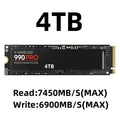 2024 990 PRO 4TB 2TB 1TB M.2 2280 SSD PCIe4.0 NVMe Gaming Internal Solid State Hard Drive Up To 7450MB/s for PS5 Laptop Desktop