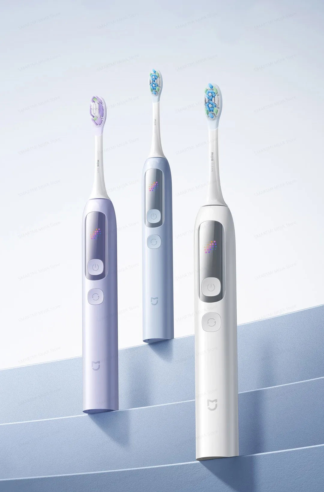 MIJIA Smart Servo-Oscillation Electric Toothbrush Pro,IPX8 Waterproof & Travel Lock,180-day long battery life,App Control