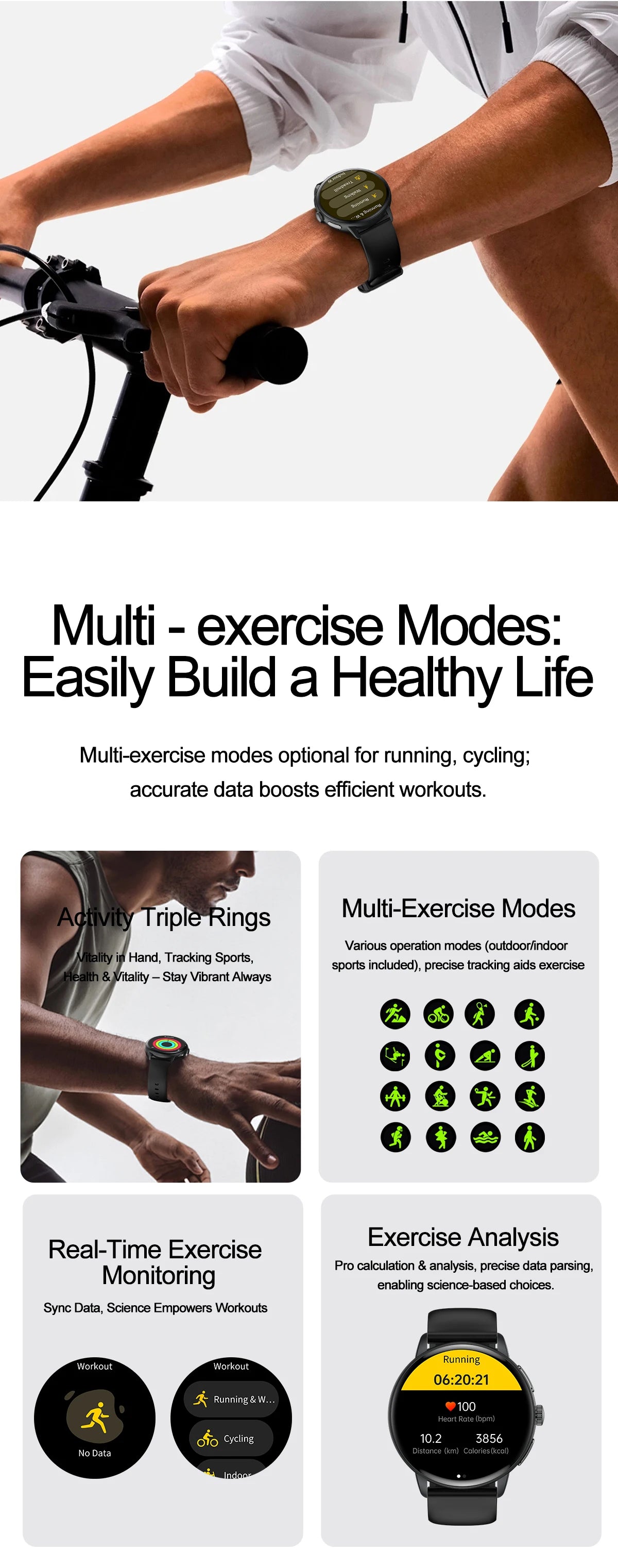2026 New AI Accurate Diagnosis Body Fat Uric Acid BP ECG SmartWatch HD AMOLED Screen call Sport Health Smart watch For Men women