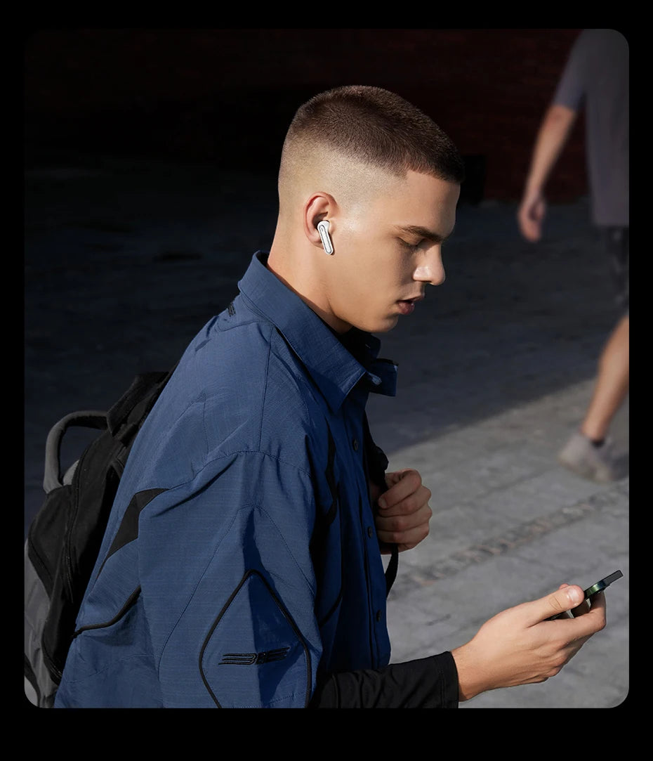 Baseus Bowie E5x True Wireless Earbuds Bluetooth 5.3 Semi-in-Ear Earphones 4-Mic AI ENC 25H Playtime Ear buds