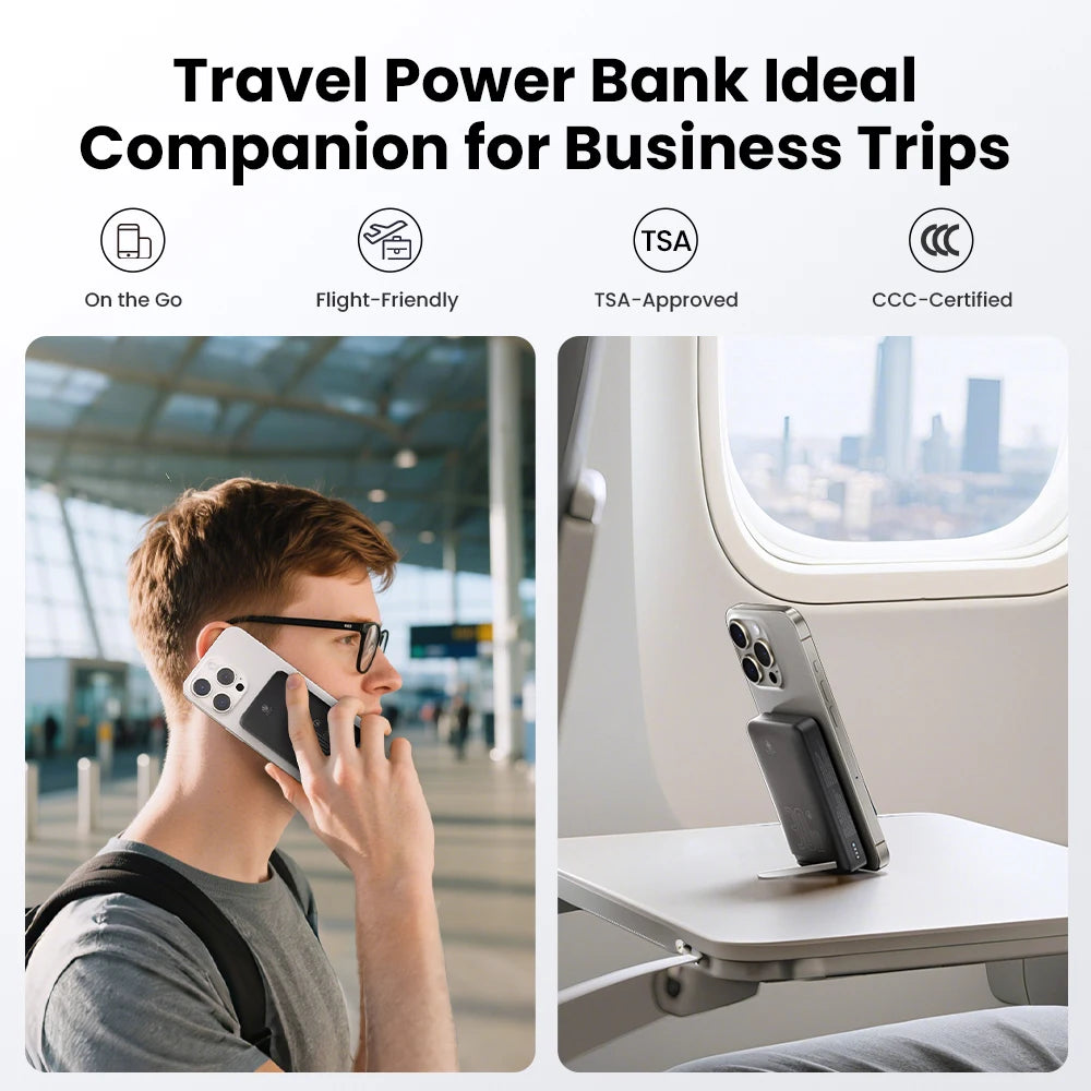 PISEN PD 30W Qi2 15W Wireless Magnetic Power Bank 10000mAh With Stand Fast Charging CCC Powerbank For MagSafe iPhone 17 16 15 14