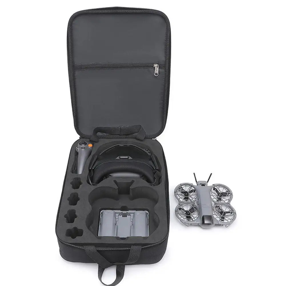 Hard-Shell Backpack for Dji Neo 2 Motion Fly More Combo Drone Shockproof Protective Case Portable Storage Bag for Dji Neo 2