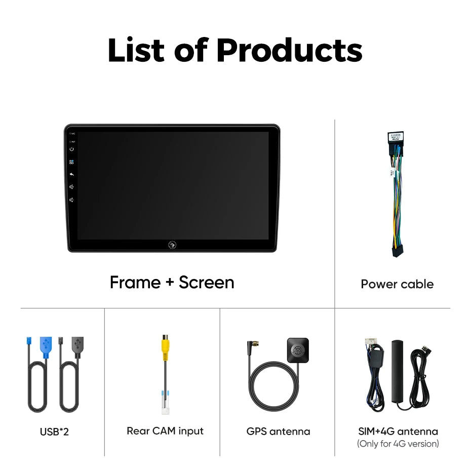 Ainavi Car Multimedia Player For Fiat Ducato 2005-2023 Citroen Jumper Peugeot Boxer Dodge Ram 2500  Carplay Android Auto 4GWifi