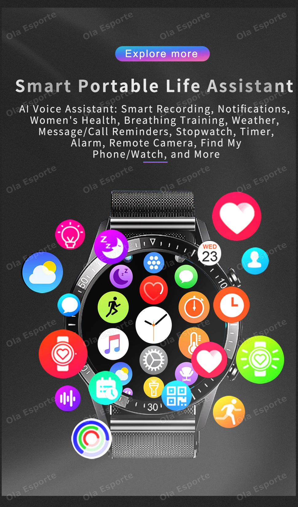 ECG+PPG Bluetooth Call Smart Watch Men Laser Health Blood Pressure Fitness Sports Watches Man Sports IP67 Waterproof Smartwatch