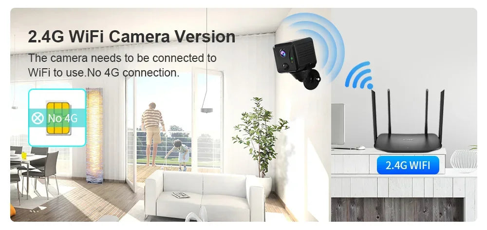 LS VISION 5MP Mini 4G Security Camera SIM Card Wireless Wifi Camera 3800mAh Camcorder PIR Human Detectioon Video Recorder Ubox