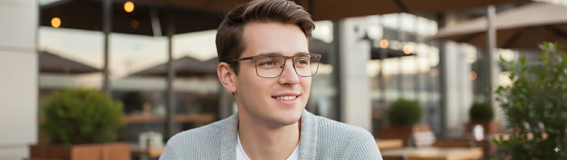ZENOTTIC Titanium Progressive Prescription Glasses Men Square Anti Blue Light Photochromic Eyewear Optical Myopia Eyeglasses