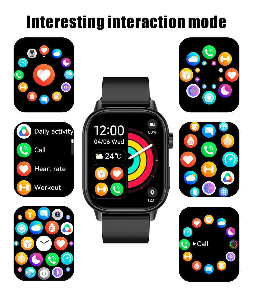 New For Android iOS Outdoor GPS SmartWatch Men 2.01" HD AMOLED Compass 420mAh 178+Sport Mode Waterproof Bracelet Smartwatch 2026