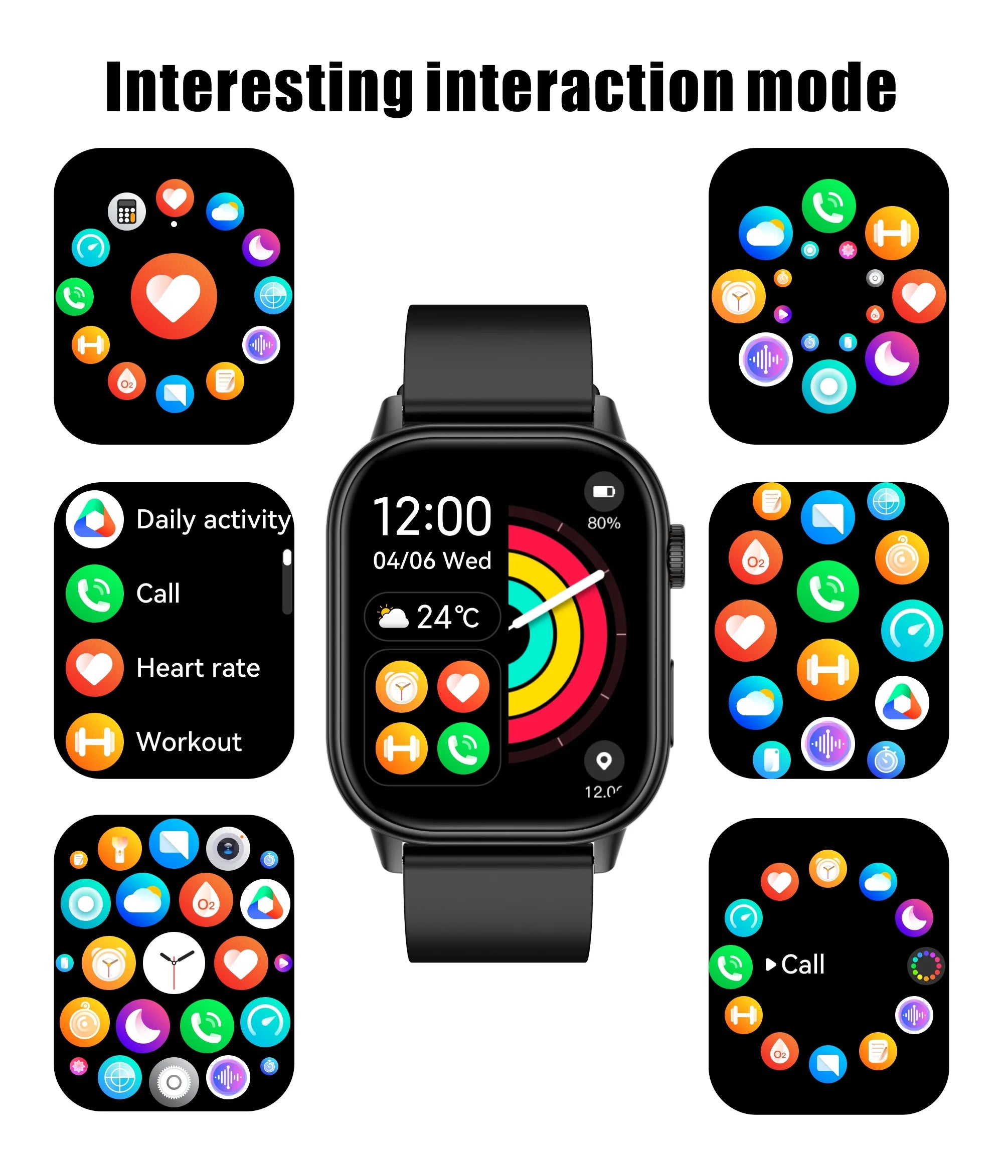 New For Android iOS Outdoor GPS SmartWatch Men 2.01" HD AMOLED Compass 420mAh 178+Sport Mode Waterproof Bracelet Smartwatch 2026