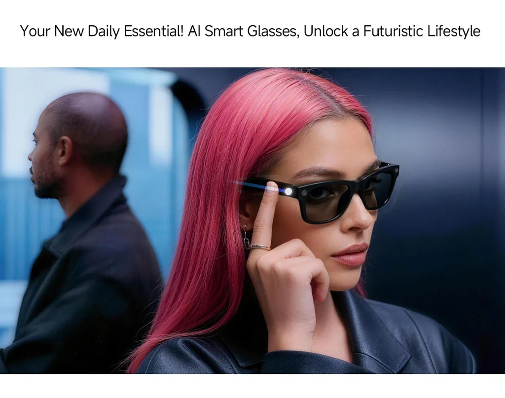 AI Smart Glasses NEW MT5 Ultra Real-time Translation Glasses 800W Pixel Camera Photo Video Recording Smart Wearable Devices