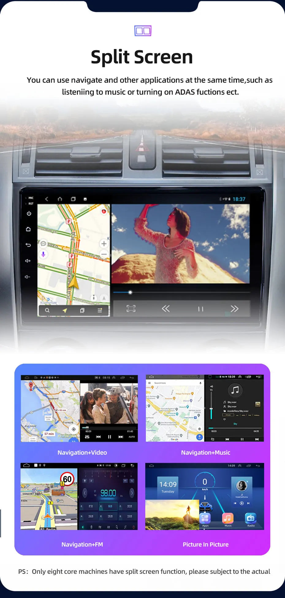 JUNDOF 9" Android Car Stereo Radio for Toyota Corolla 2006 2007 2008 2009 2010 2011 2012 2013 Multimedia Player 2 Din Head Unit