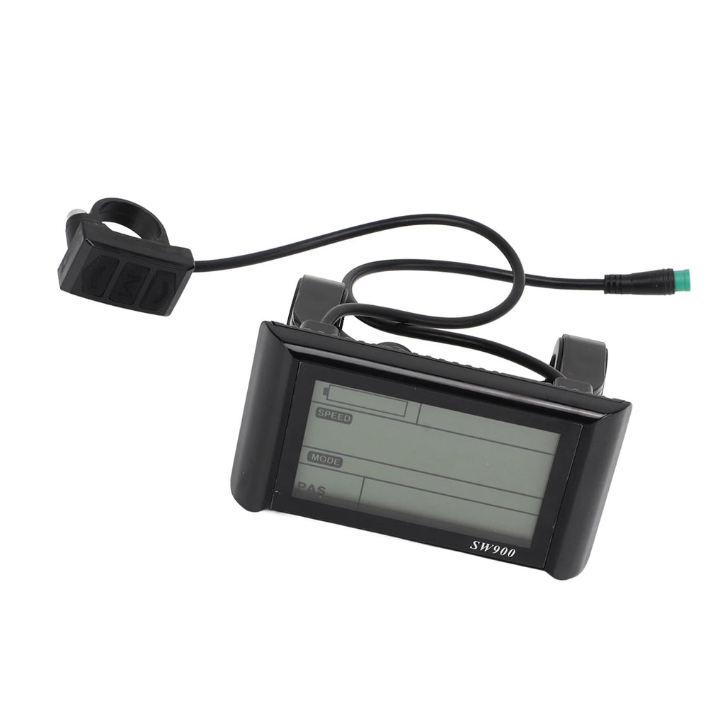 SW900 LCD Display For Electric Bicycle Scooters Waterproof Connector 5 Pin Electric Bicycle Meter Battery Power Display