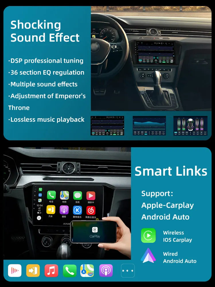 JUNDOF 9" Android Car Stereo Radio for Toyota Corolla 2006 2007 2008 2009 2010 2011 2012 2013 Multimedia Player 2 Din Head Unit