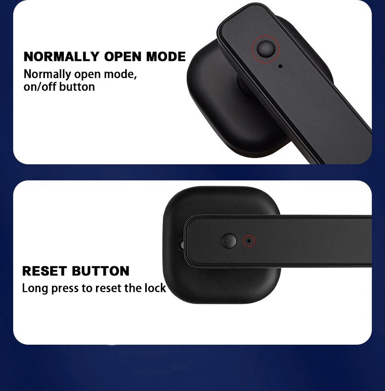 CDOK 2025 New M6 Tuya Bluetooth smart lock, door lock, fingerprint lock, password lock, multiple unlocking methods