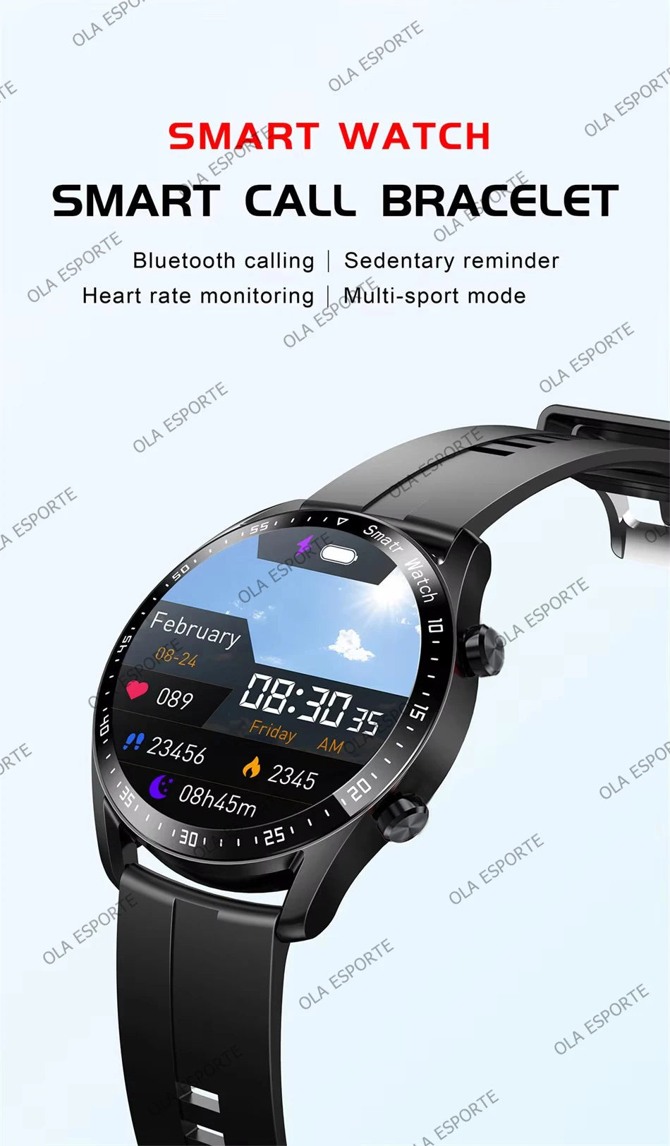 ECG+PPG Bluetooth Call Smart Watch Men Laser Health Blood Pressure Fitness Sports Watches Man Sports IP67 Waterproof Smartwatch
