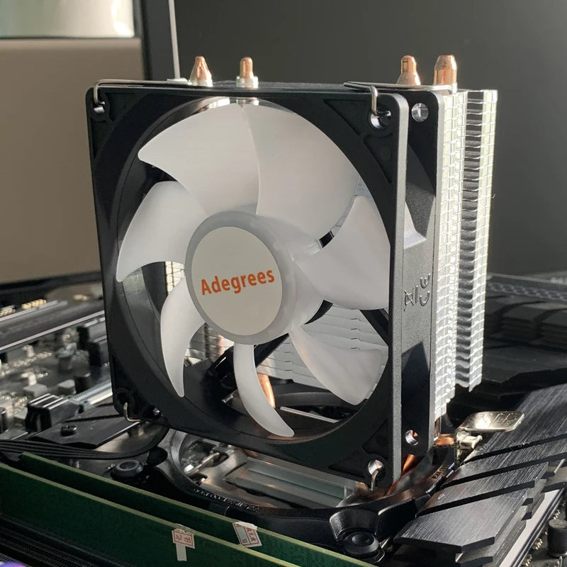 X99 CPU Air Cooler 2/4 Heat pipes 3PIN/4PIN Quiet CPU RGB Cooling Fan For Intel LGA 775 1366 1151 1155 1200 1700 2011 AM4 AM5