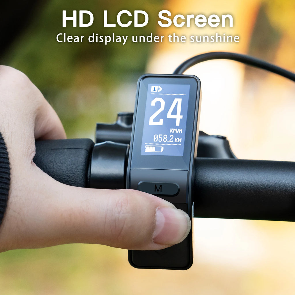 BAFANG Ebike LCD Display SW102 for Mid Drive Motor 5PIN Female UART Protocol Mid Motor Conversion Parts E-bike Accessories