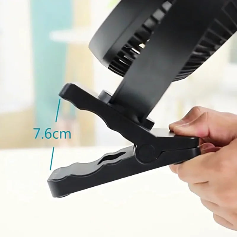 Portable Mini Hand Clip Fan USB Charging Quiet Desktop Electric Fan High Quality Student Dormitory Small Cooling Ventilador Fans