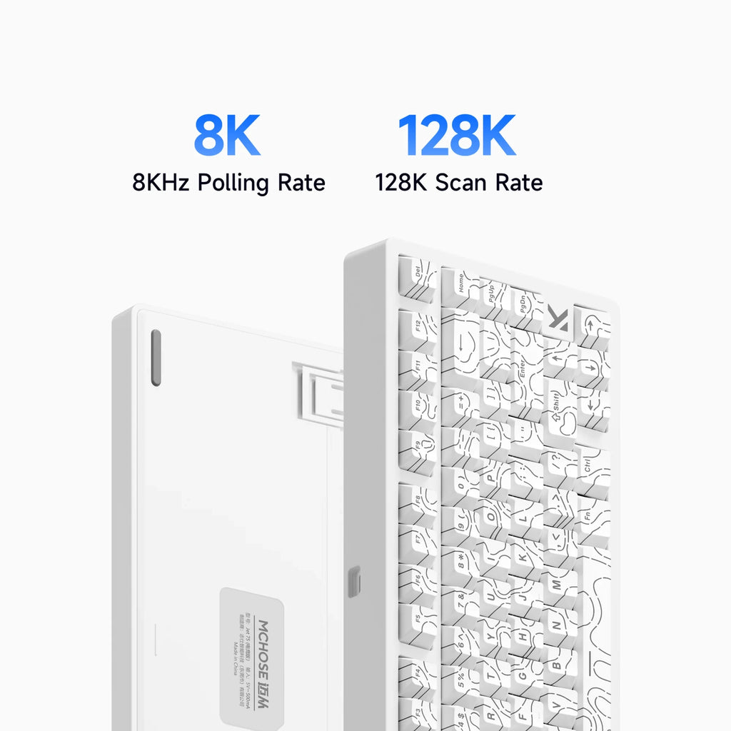 MCHOSE Jet75 Kailh Magnetic Switch 8kHz Polling Rate Magnetic Switch Gaming Keyboard Hall Effect Hot-Swappable Customized RGB