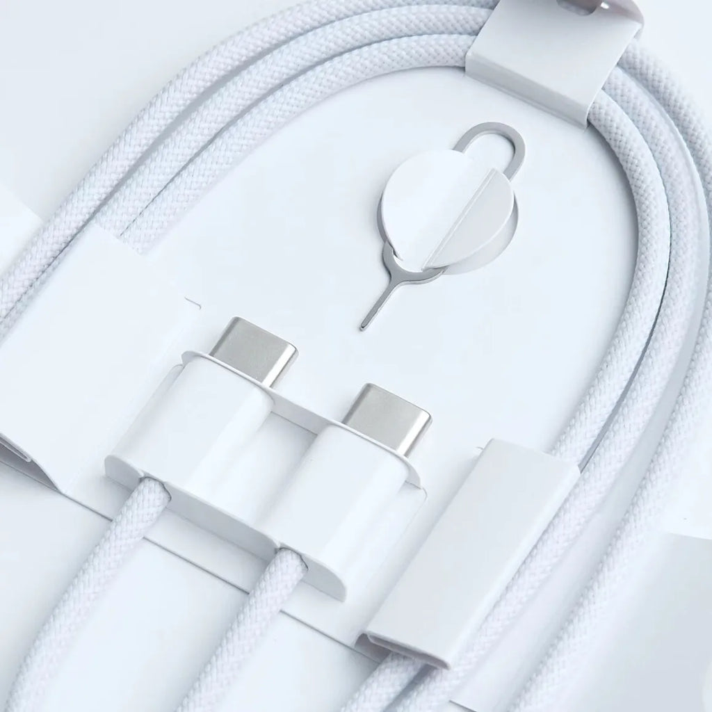 1/10/30Pcs Original 60W Type C Weaving Cable For Apple iPhone 16 15 14 13 17 Pro Max 17 Air USB-C Fast Charging 1M Phone Cables