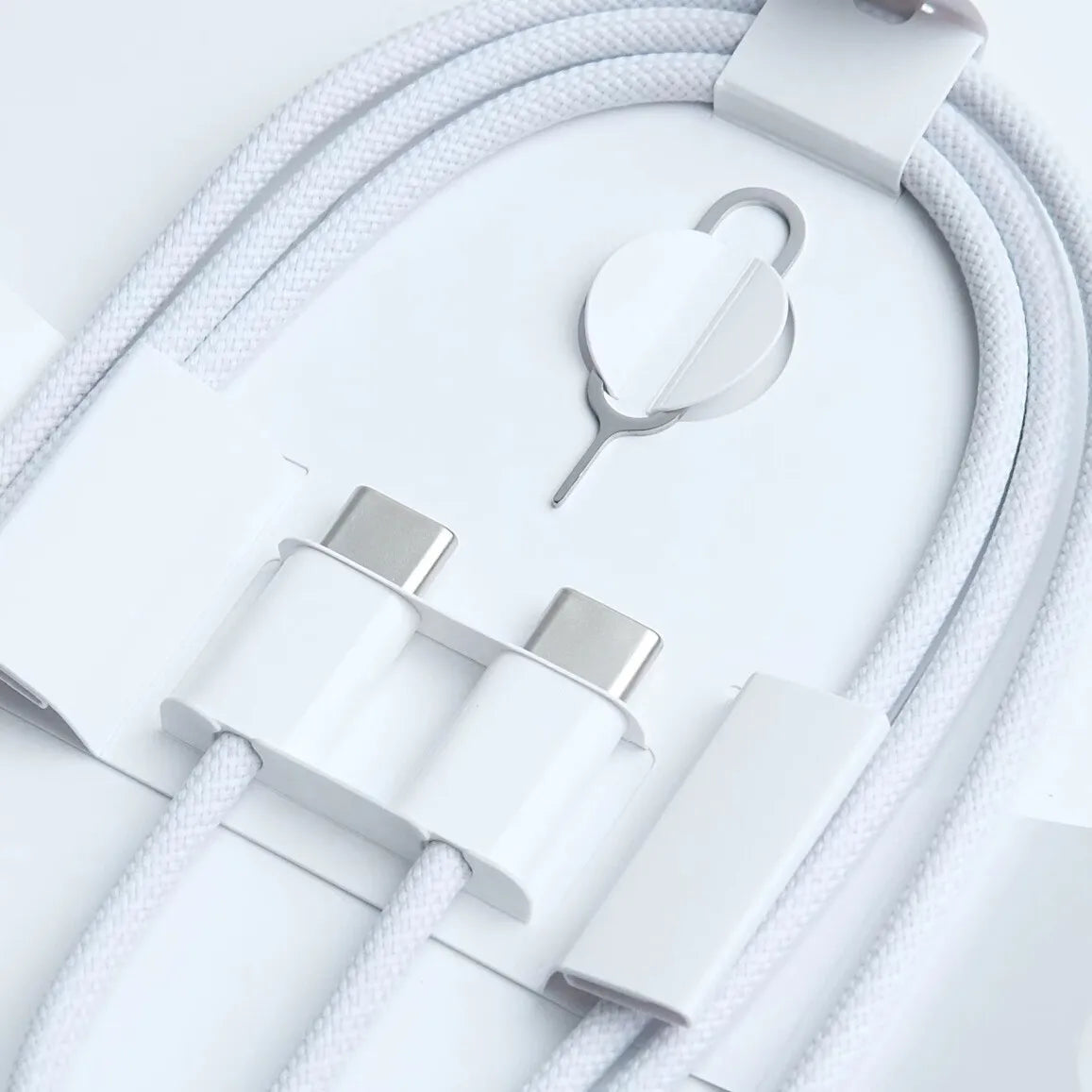 1/10/30Pcs Original 60W Type C Weaving Cable For Apple iPhone 16 15 14 13 17 Pro Max 17 Air USB-C Fast Charging 1M Phone Cables