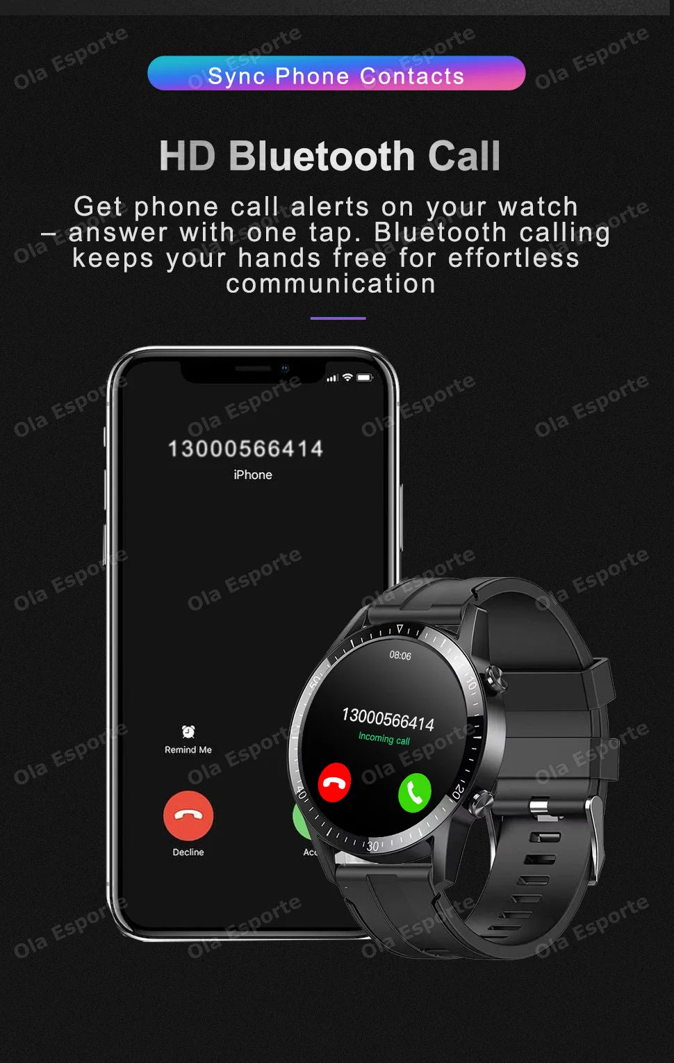 ECG+PPG Bluetooth Call Smart Watch Men Laser Health Blood Pressure Fitness Sports Watches Man Sports IP67 Waterproof Smartwatch