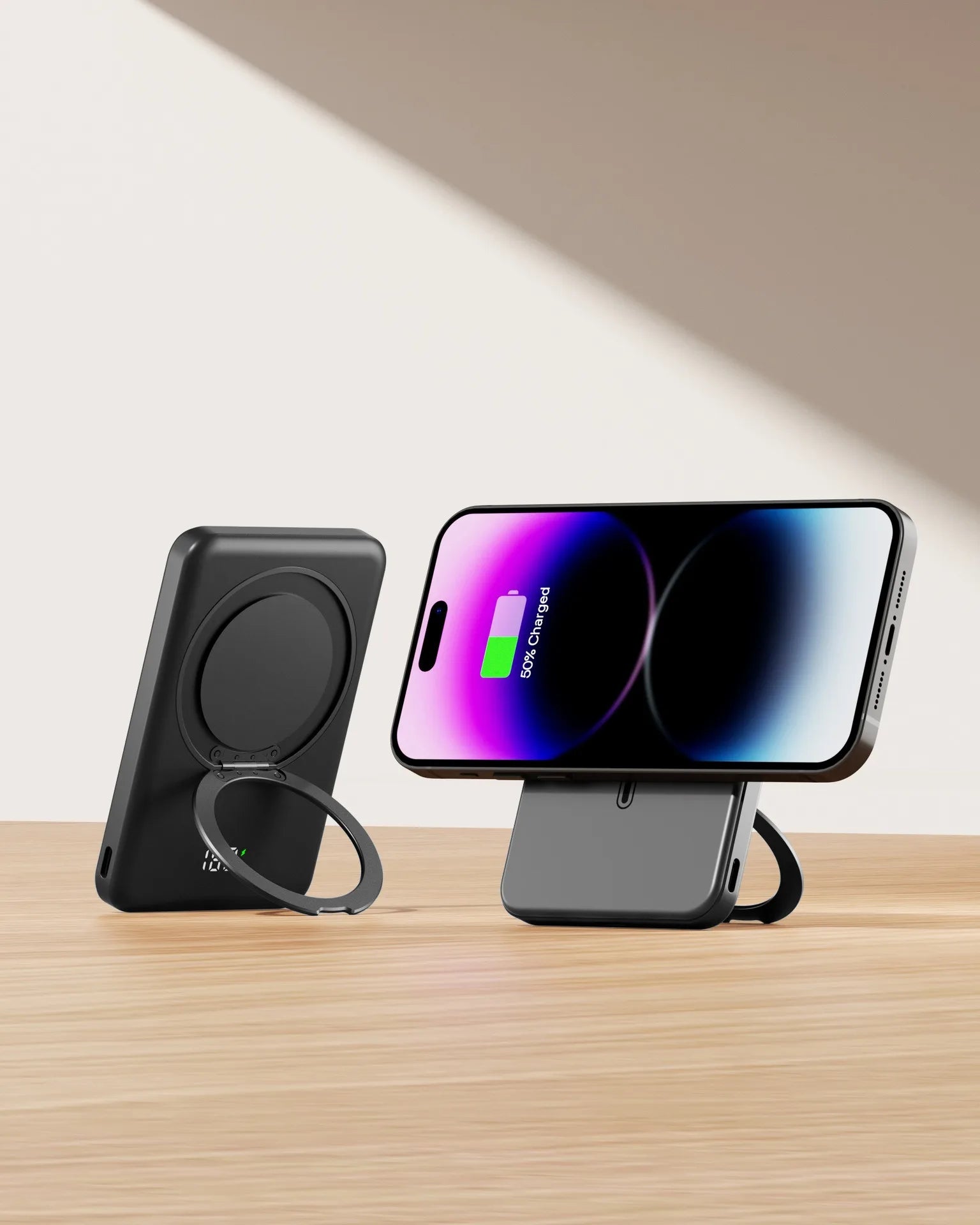10000mAh Magnetic Power Bank for MagSafe,Wireless Fast Charger Stand 20W Portable Slim Mini External Battery For iPhone Samsung