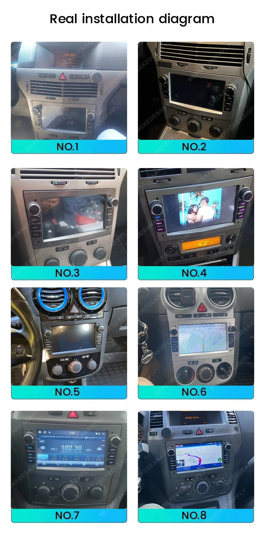Android 15 64G Car Radio For Opel Astra H J 2004 Vectra Vauxhall Antara Zafira Corsa C D Vivaro Meriva Veda GPS autoradio Stereo