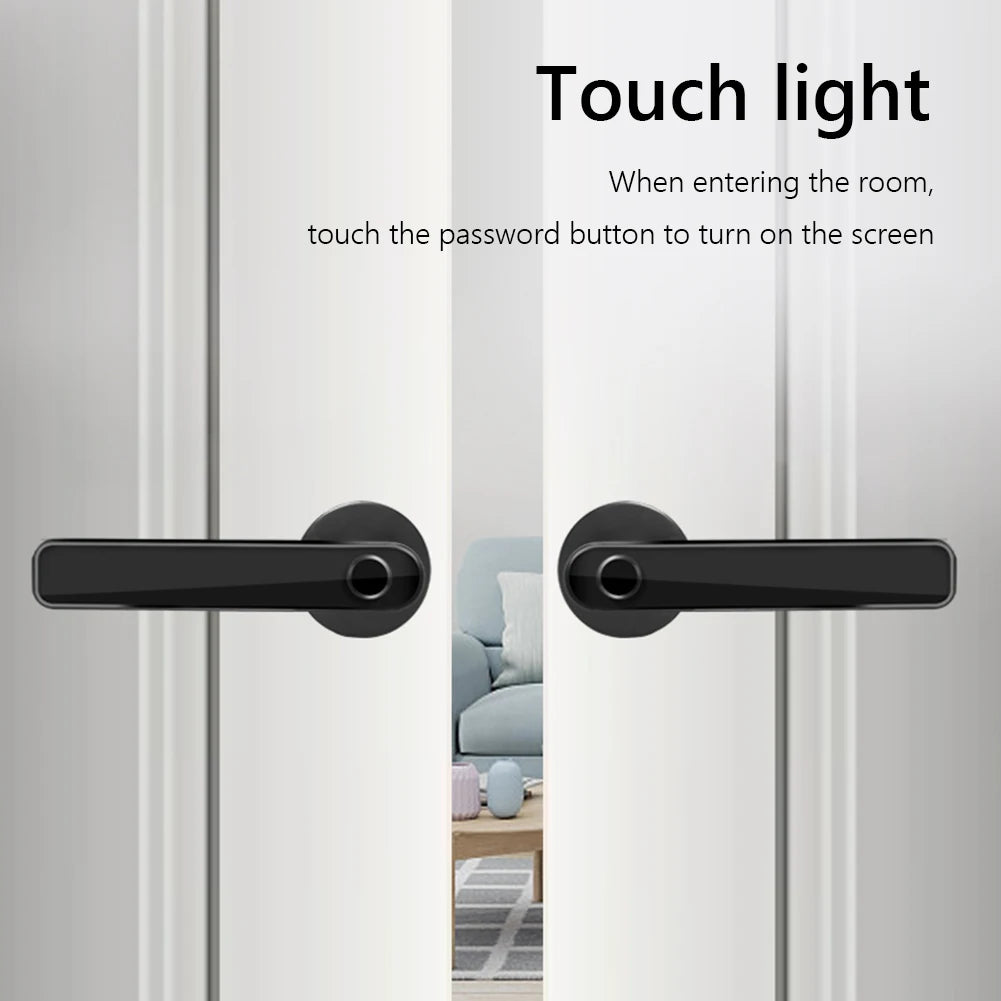 Bluetooth-compatible Fingerprint Door Lock Keyless Entry Electronic Door Knobs Lock Fingerprint Security Handle Lock for Bedroom