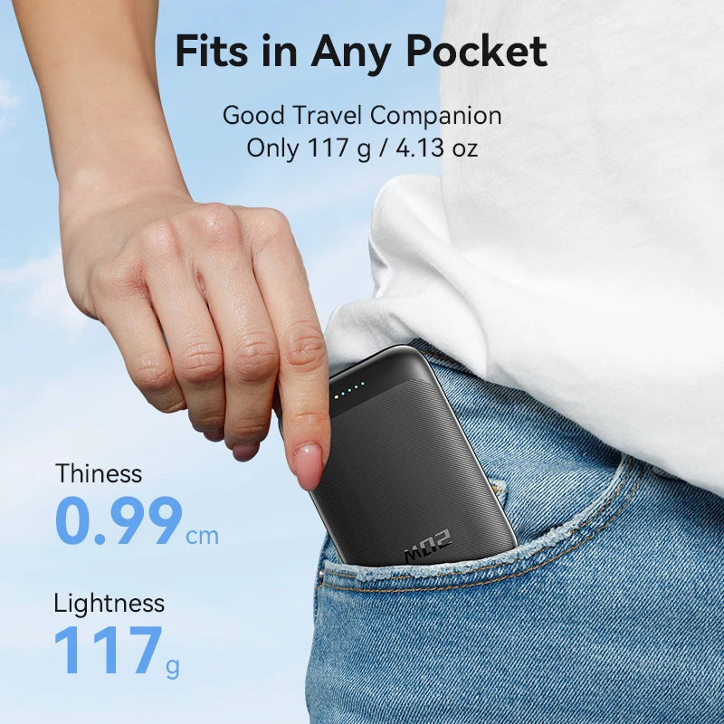 KUULAA Magnetic Power Bank 5000mAh Portable Charger Wireless Fast Charging PD20W PowerBank for Magsafe for iPhone 17 16 Pro Max