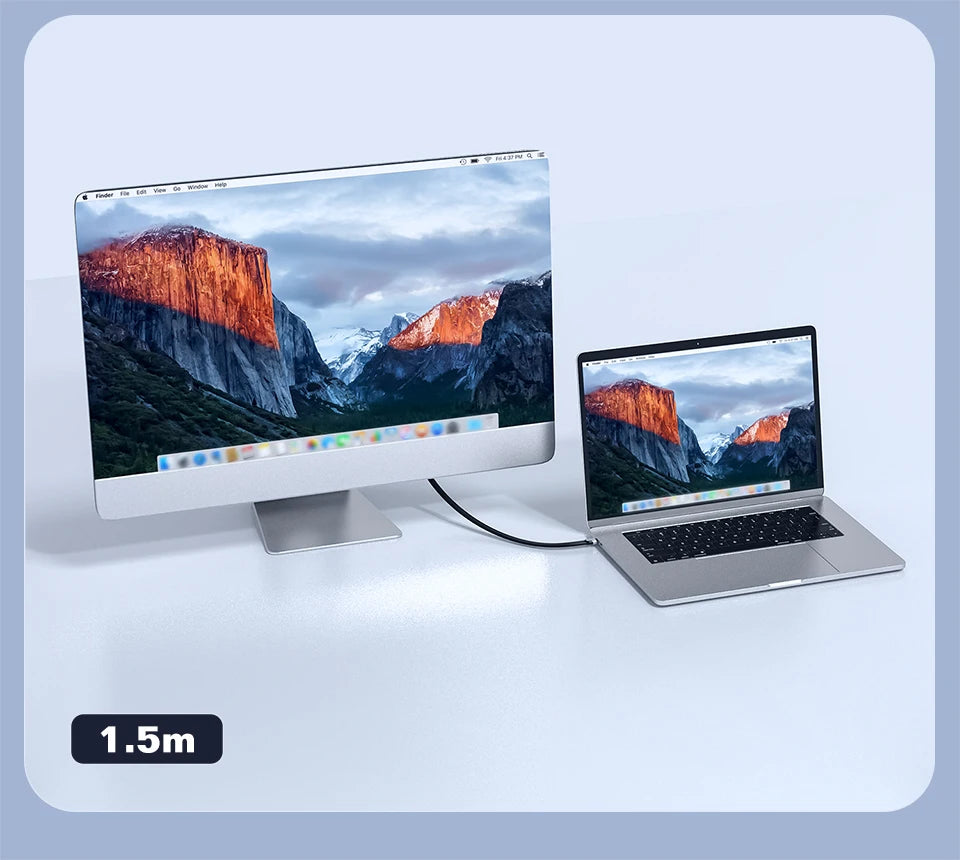40Gbps Thunderbolt 4 USB C Full Function Cable Flat USB 4 Date Cable 0.15m 1m 8K PD 240W Cord for Thunderbolt3 iPhone 15/16 SSD