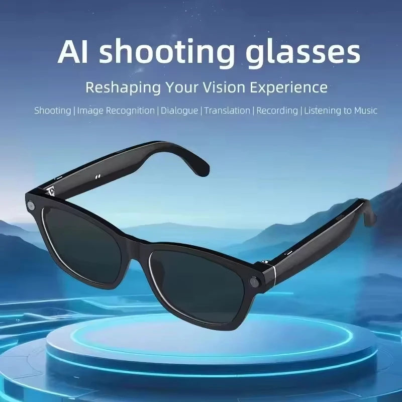 Lenovo 8K AI Glasses New AI Translation 1200MP HD Camera Shooting Image Bluetooth Call Recording Music AI Smart Sunglasses 2026