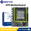 SOYO X99 Gaming Motherboard USB3.0 M.2 Nvme Sata 3 Dual Channel DDR4 Memory PCIEx16 LGA2011 for Desktop Computer Combo