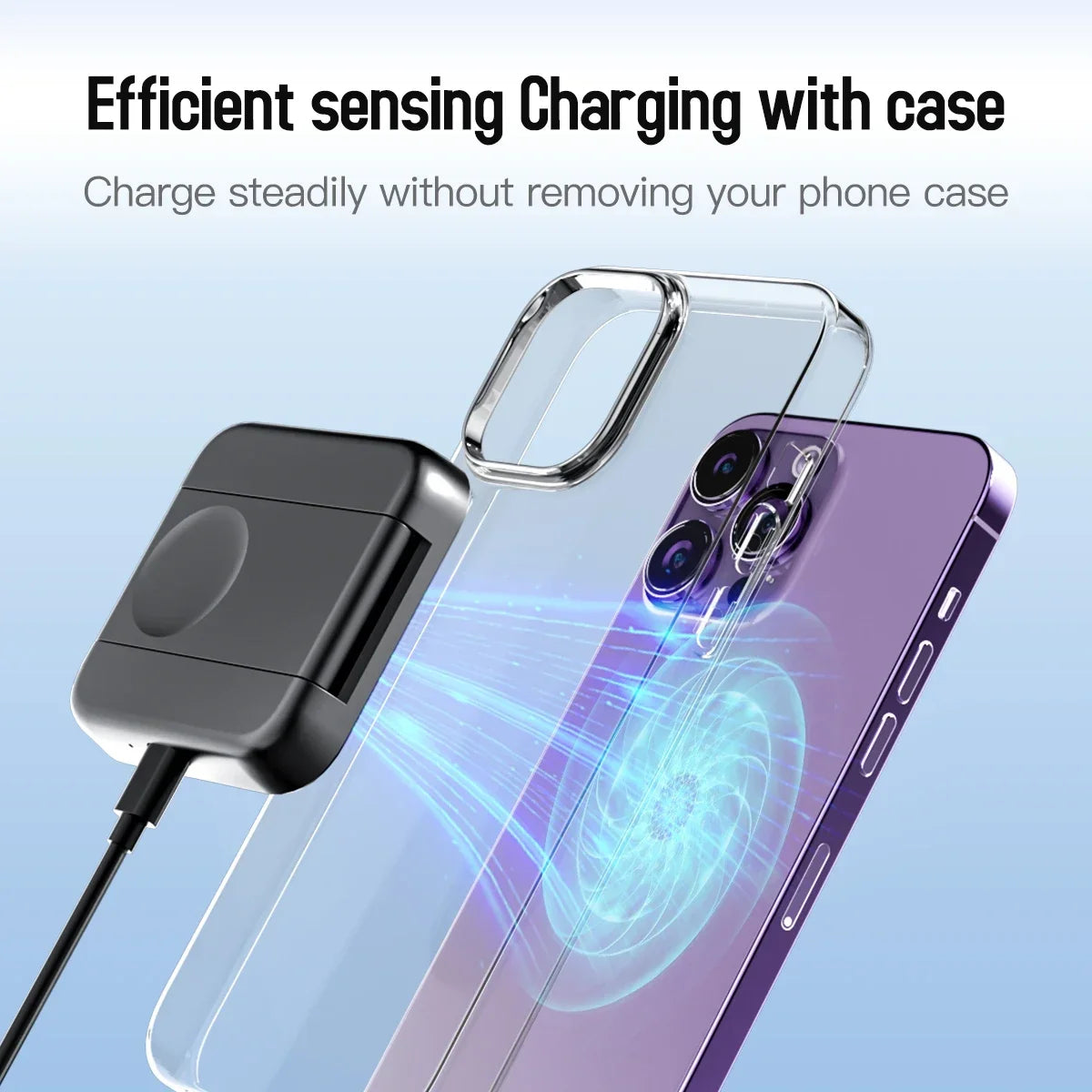 2 in 1 Foldable Magnetic Wireless Charger For Magsafe iPhone 16 15 14 13 12 Samsung Xiaomi Apple Watch 9-2 Airpods Fast Charging