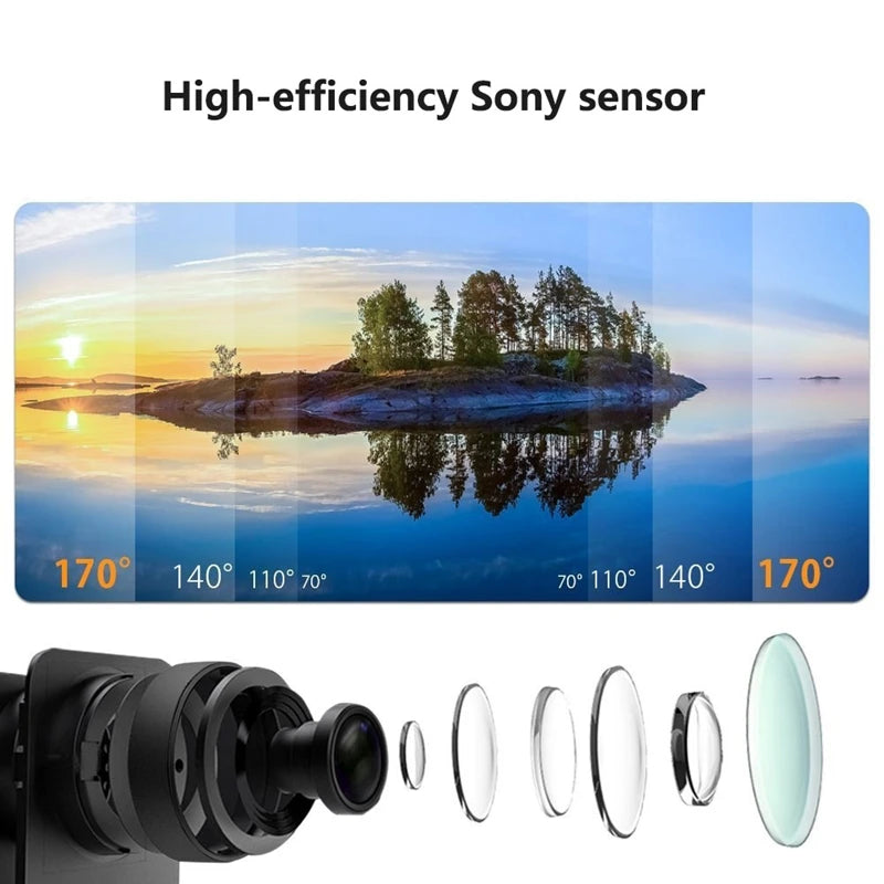 4K Sport Camera Wireless WiFi Intelligent HD Mini Camera DV Anti shake recorder For Outdoor Waterproof Sports Bicycle Car