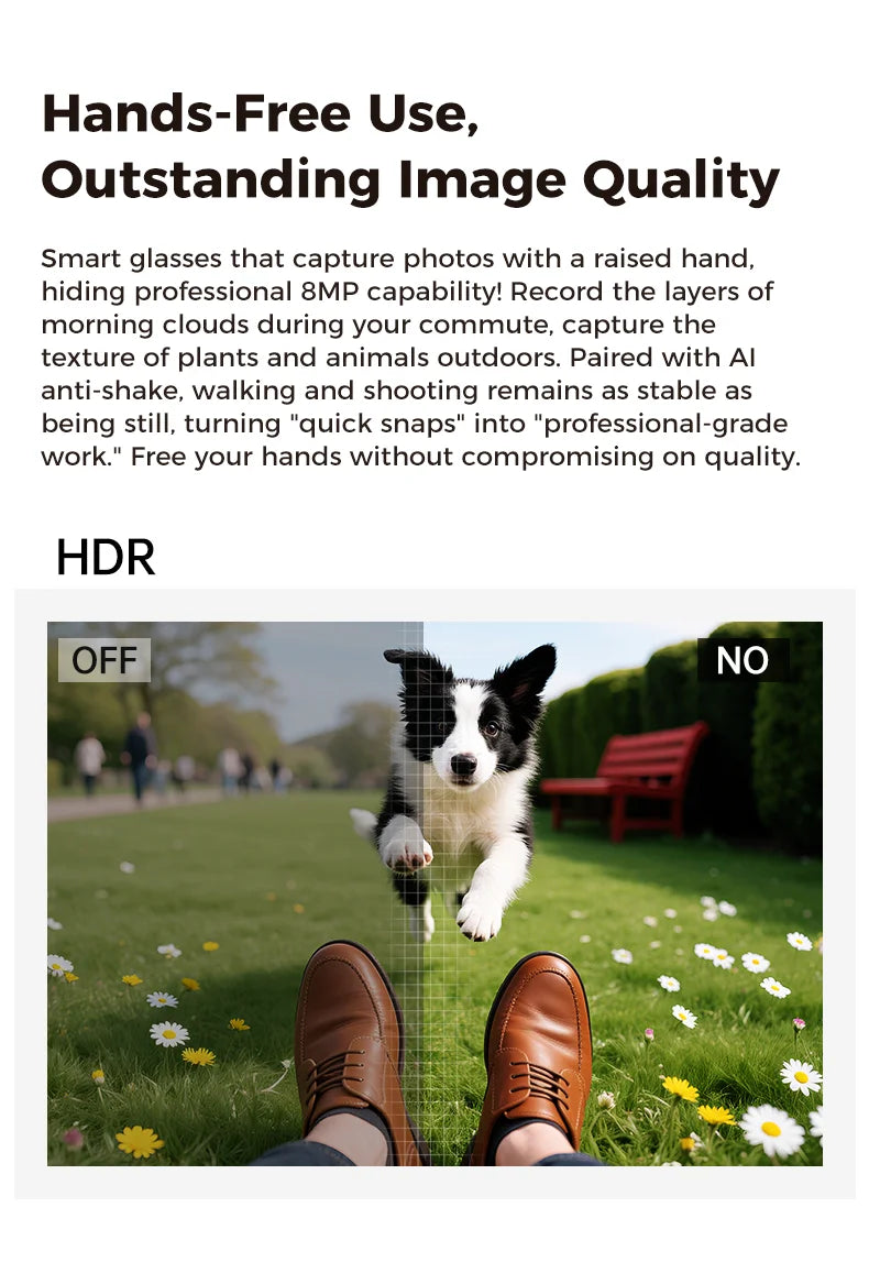 2026 4K HD AI Smart Glasses Chat GPT 800MP Camera Bluetooth Call 290mAh Battery 32GB Voice Assistant Control Smart Glasses 2026