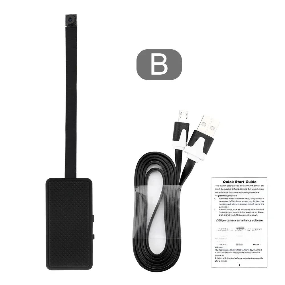 HD 1080P WiFi Mini Camera Motion Detection Remote View P2P Wireless Cam Video Recorder Home Security Mini Camcorder Loop Record
