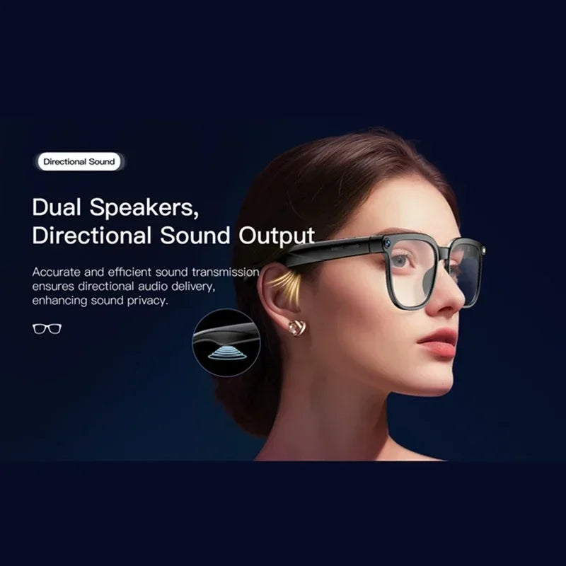 Lenovo 2026 8K HD AI Smart Glasses Multifunctional Translation Photo Video Record Bluetooth Call Music Player Camera Glasses New