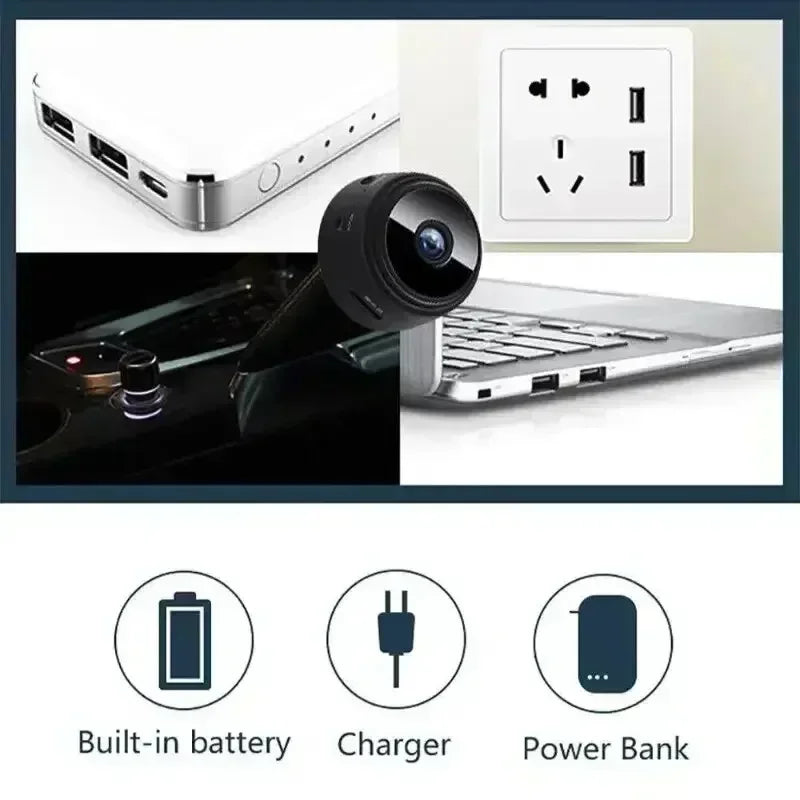 A9 Wifi Mini Camera 1080P Security Monitoring Wireless Remote Night Vision Video Surveillance Smart Home Mini DV Cam HD Camera