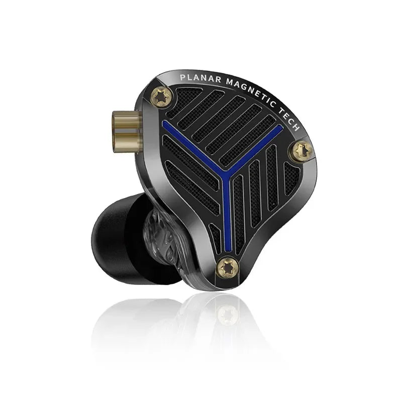 KZ PRX Fourth-Generation Planar Diaphragm Earphones HiFi Bass Earbuds Sport Monitor Headset with High-Purity Silver-Plated Cable