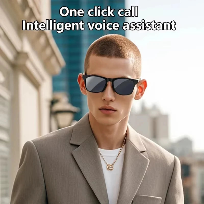 Lenovo AI Smart Glasses 8K 1600MP Touch Control Photo Recording Voice Assistant Translator Music Wireless Bluetooth Sunglasses