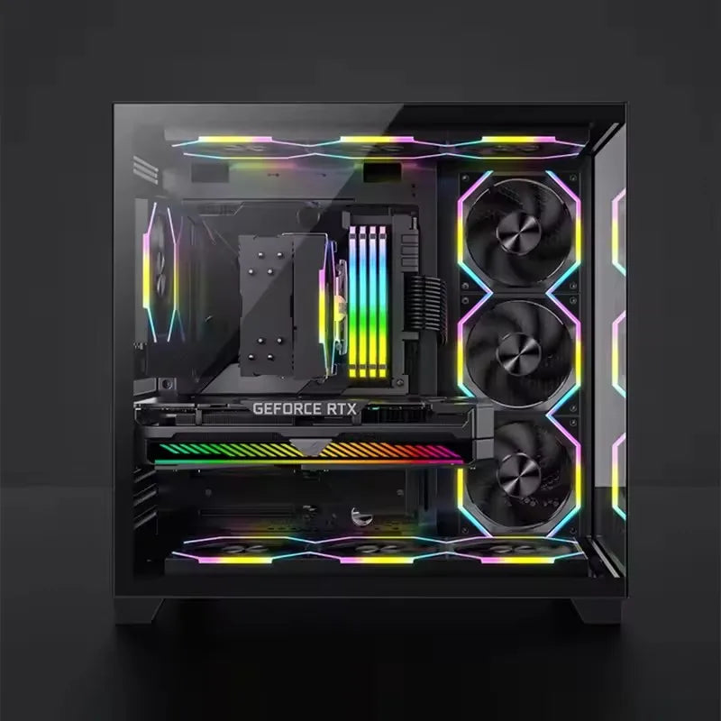 ICE Whale IW-12 Computer PC Case Fan 120mm ARGB 4Pin PWM Cooling Fan Motherboard Sync 61.5CFM/2000RPM CPU Cooler Ventilator