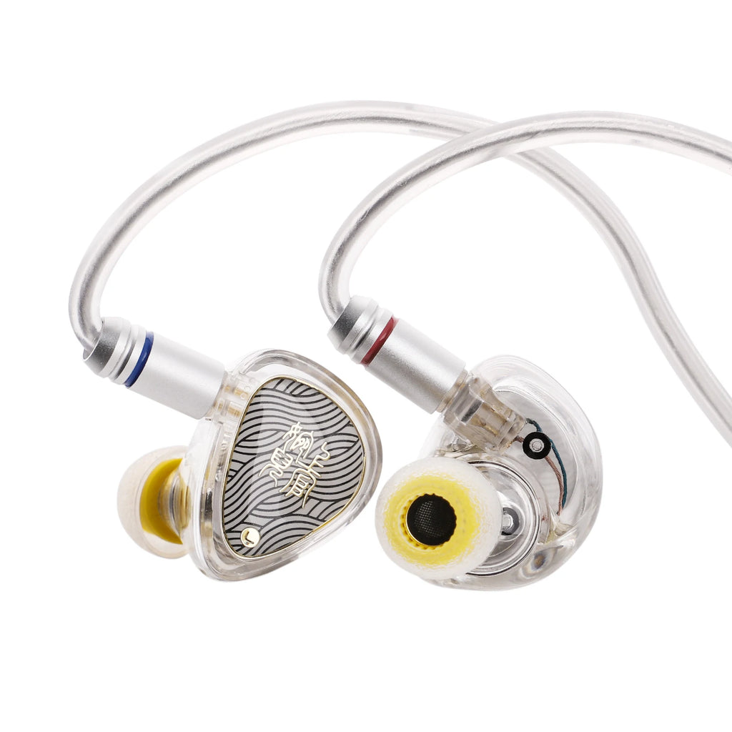 TANGZU Wan'er S.G II 10mm Dynamic Driver with PET Diaphragm IEM Earphones with 3.5mm/4.4mm/Type-C Options
