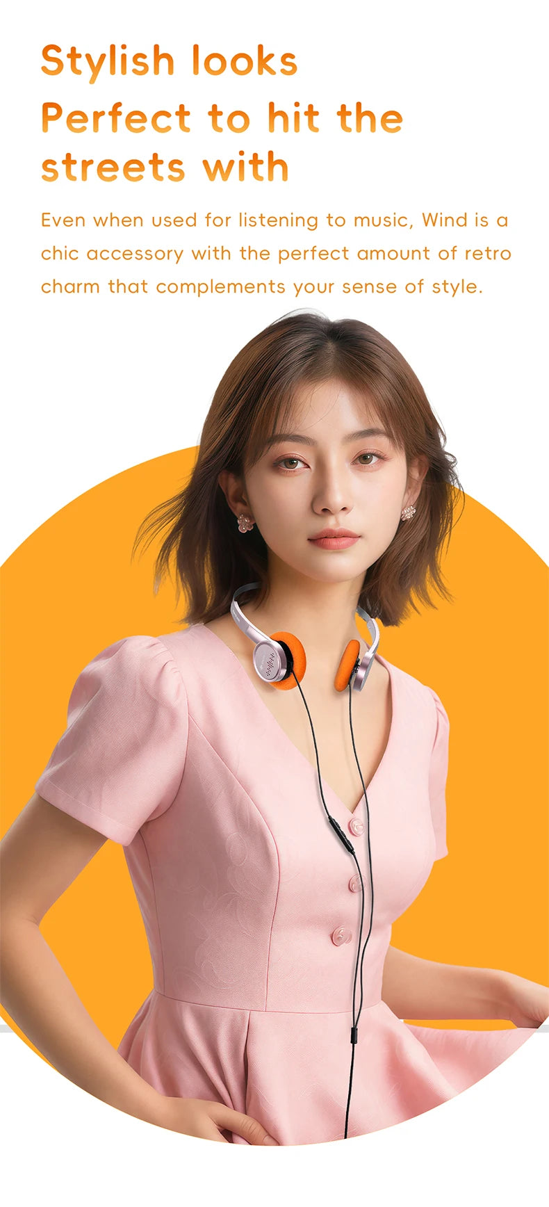 Snowsky/FiiO Wind 3.5mm ON-Ear Headphones for Recording Gaming with Microphone, 40mm Diaphragms driver,HiFi Sound